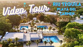 Hotel RIU TEQUILA  All Inclusive Playa del Carmen México Video Tour [upl. by Yelir366]