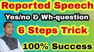 Reported Speech Interrogative sentence  The Easiest Tips  For All Grammar Learner [upl. by Nuawaj365]