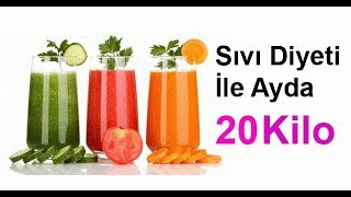 Sıvı Diyeti İle Ayda 20 Kilo Zayıflayın [upl. by Enined]