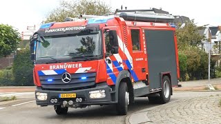 Brandweer PijnackerNootdorp 155430 met spoed naar een Ongeval op een Weiland [upl. by Enilrad]