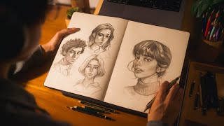 How I practice drawing Portraits [upl. by Wendt]