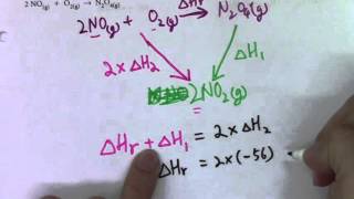 DSE08  09 Solving Hesss Law problems by constructing Enthalpy Cycle [upl. by Jardena]