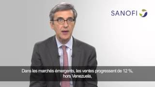 Sanofi  Résultats du 1er trimestre 2016  Interview de Jérôme Contamine Directeur Financier [upl. by Naima]