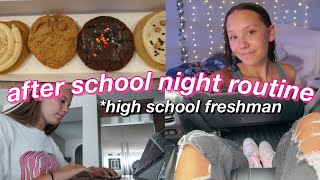 my afterschool night routine high school freshman [upl. by Arvell]