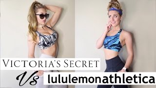 Victorias Secret Activewear VS Lululemon  Try On In Depth Review [upl. by Ball]