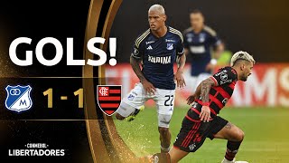 GOLS  MILLONARIOS vs FLAMENGO  FASE DE GRUPOS  CONMEBOL LIBERTADORES 2024 [upl. by Juliet]