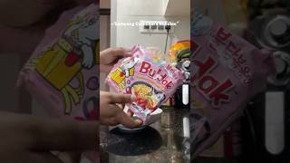 Trying Korean noodles  Samyang Buldak Carbonara Noodles youtubeshorts food kpop [upl. by Yramliw74]