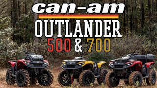 2023 CanAm Outlander 500 amp 700 All new ATVs from CanAm [upl. by Adnuhsar21]