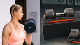 From Light to Heavy  Julu Smart Dumbbells Adjust Weight Instantly with One Button [upl. by Aicnom]