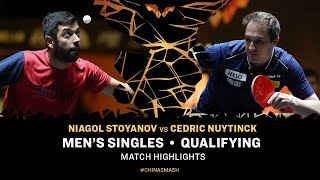 Niagol Stoyanov vs Cedric Nuytinck  MS Qual  China Smash 2024 [upl. by Sallyanne]