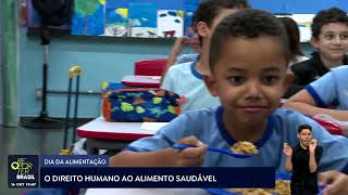 Dia Mundial da Alimentação o direito humano ao alimento saudável [upl. by Cameron]