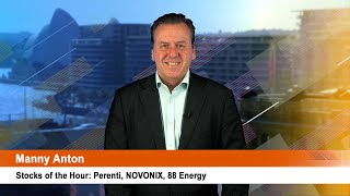 Stocks of the Hour Perenti NOVONIX 88 Energy [upl. by Wylen]