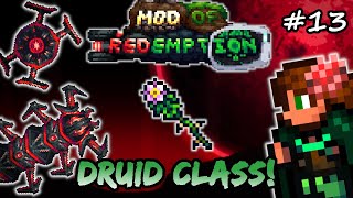 Vlitch Gigapede Fishron amp Cultists Terraria Mod of Redemption DRUID CLASS Lets Play 13 MoR [upl. by Ardnaxela]