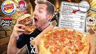 Eating the TOP 10 HIGHEST CALORIE Fast Food Items [upl. by Agbogla]