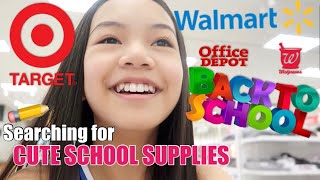 BACK TO SCHOOL SUPPLIES SHOPPING 2019 ✏️📓📚 [upl. by Coit]