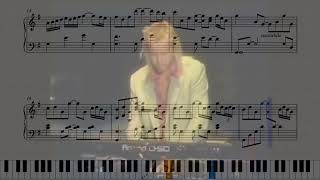 Rick Wakeman live solo with overlaid score [upl. by Eedrahc581]