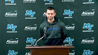 MTSU Football Weekly Press Conference 10223 [upl. by Hallvard789]