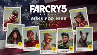 Far Cry 5Guns For Hire Charactares story trailer [upl. by Puff995]