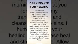 Prayer for Healing prayer jesus prayerforyou youtubeshorts [upl. by Norrab]