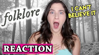 Taylor Swift  Folklore Album Reaction [upl. by Brink]