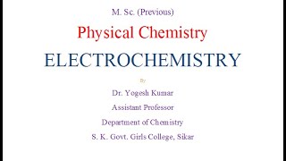 Electrochemistry Electrode Kinetics Butler Volmer Equation Tafel Equation [upl. by Corrianne199]