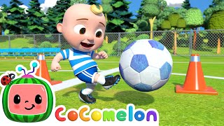 Soccer Song Football Song  CoComelon Nursery Rhymes amp Kids Songs [upl. by Bebe]