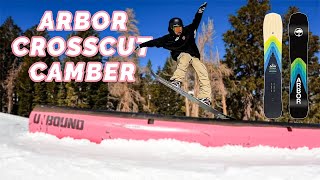 Arbor Crosscut Camber Snowboard Review [upl. by Llertnov]