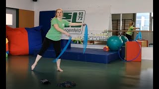 SGL Kinder Workout Tanzen mit Tüchern [upl. by Ledoux]