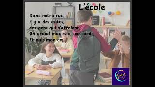 Poème Lécole 4ème année primaire [upl. by Aerdnu]