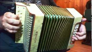 Thaxted  Flowers of the Forest played by Clive Williams on Melodeon [upl. by Yerahcaz685]