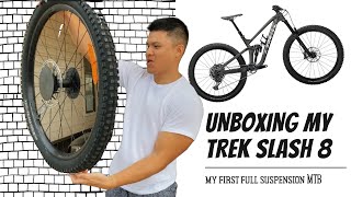 Trek Slash 8 20212022 UNBOXING [upl. by Aihsilat]