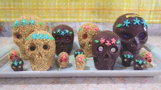 CALAVERITAS DE CHOCOLATE Y AMARANTO PARA LA OFRENDA DELICIOSAS [upl. by Kere]