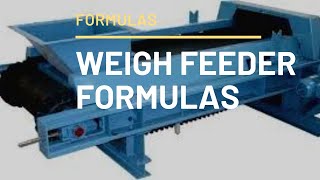 weigh feeder formulas [upl. by Cromwell384]