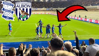 BIRMINGHAM CITY VS WEST BROM  31  ELECTRIC ATMOSPHERIC ON DERBY DAY amp SHOCKING REFEREE [upl. by Adam380]