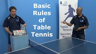 Basic Rules of Table Tennis  PingSkills [upl. by Yalonda]