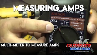 HowTo use a clampon ammeter [upl. by Eseret961]