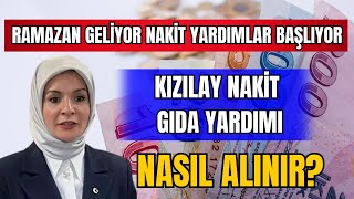 RAMAZAN ÖNCESİ NAKİT YARDIM NAKİT GIDA YARDIMI NASIL ALINIR [upl. by Irb915]