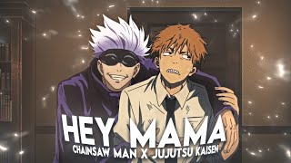 Gojo x Chainsaw Man  Hey Mama EditAMV [upl. by Elleron]