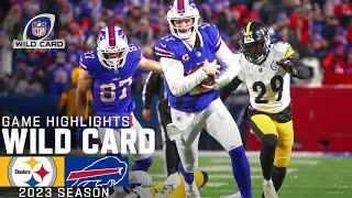 Pittsburgh Steelers vs Buffalo Bills Game Highlights  NFL 2023 Super Wild Card Weekend [upl. by Jasper]