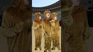 Christians in the Colosseum 🦁 comedy history shorts [upl. by Thedrick899]