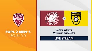 FQPL 2 Mens R9  Coomera FC vs Wynnum Wolves FC [upl. by Nylirek447]