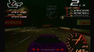 Ridge Racer V Bayside Line at Night [upl. by Humfrid]