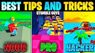 THE BEST TIPS amp TRICKS FOR STUMBLE GUYS 2023 Ultimate Guide to Become a Pro [upl. by Nordek]