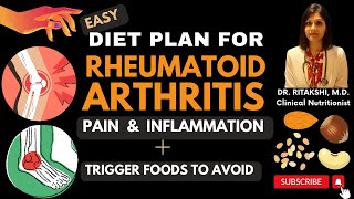 Diet Plan to Treat Rheumatoid Arthritis Pain and Inflammation  Trigger Foods NEVER to Eat [upl. by Stephannie]