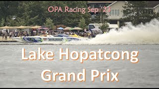 Lake Hopatcong OPA Racing Grand Prix Sep 10 [upl. by Ykcul]