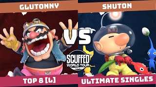 Scuffed World Tour Top 8 L  Gluttony Wario DK Vs Shuton Olimar Smash Ultimate  SSBU [upl. by Ikcaj]