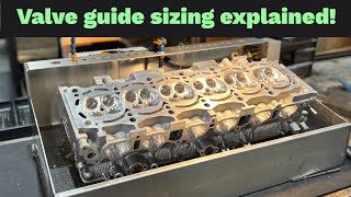 Tech talk  valve guide ream and sizing explained [upl. by Ik]