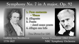 Beethoven Symphony No 7 Toscanini amp NBCso 1951 ベートーヴェン 交響曲第7番 トスカニーニ [upl. by Forras]