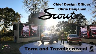 Scout Terra and Scout Traveler reveal by Chief Design Officer Chris Benjamin [upl. by Ema]