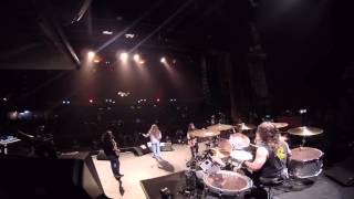 Paul Bostaph GoPro Footage 2016 SF Warfield Preshow Jam [upl. by Emelun]